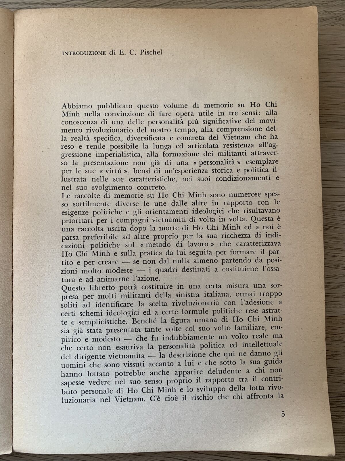HO CHI MINH una vita per il Vietnam - edizioni comitato Vietnam 1974 #