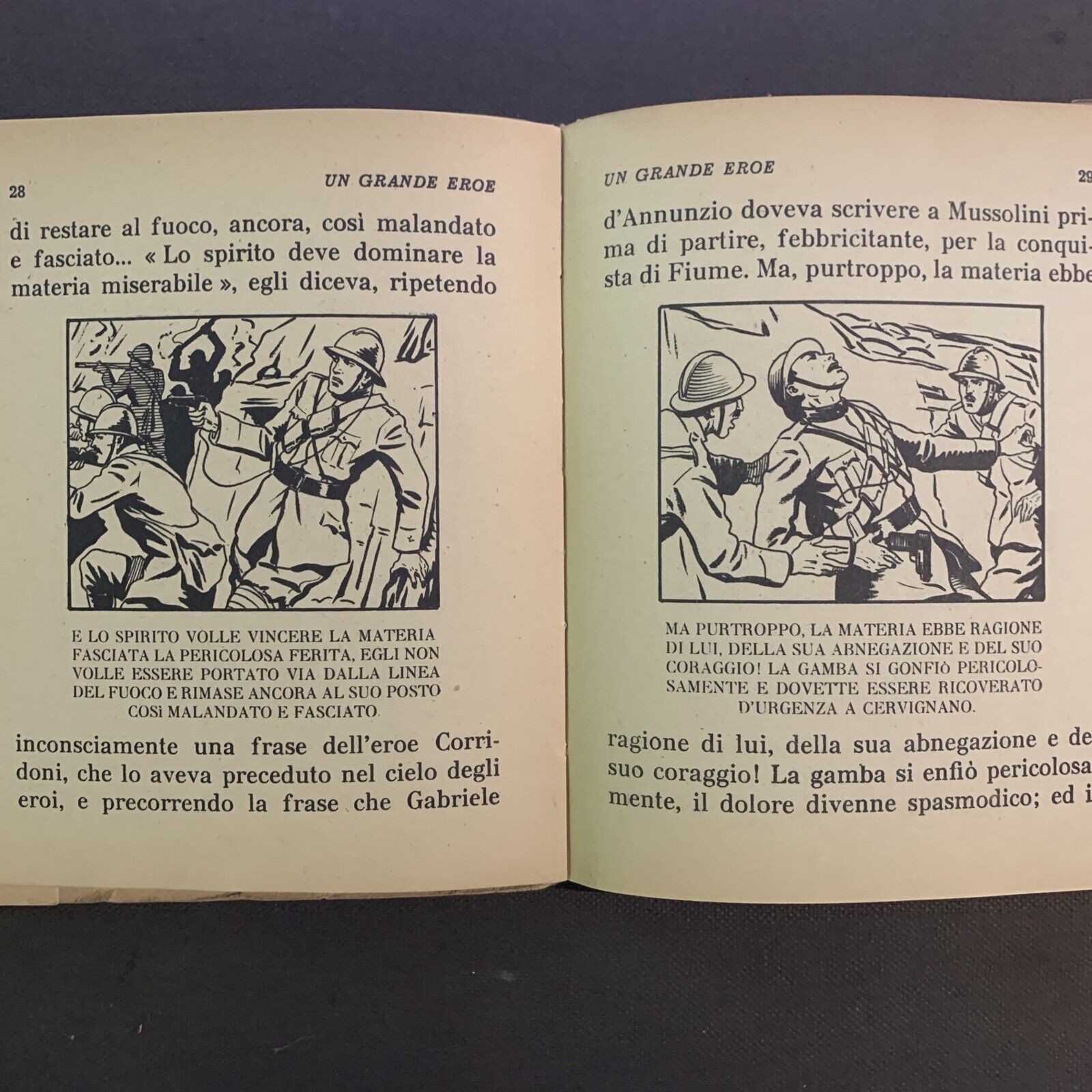 UN GRANDE EROE. E. Ambrosi, Fulcieri Paolucci da Calboli, Carroccio 1937 #