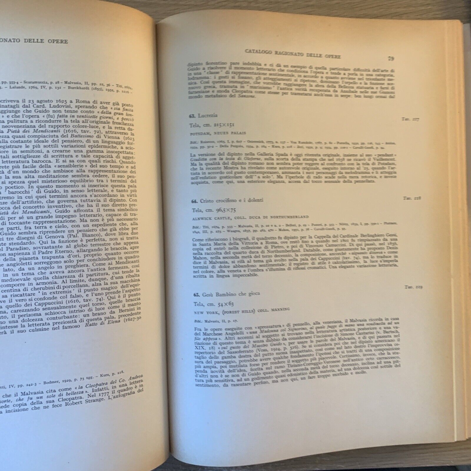 GUIDO RENI. Vallecchi editore. Cesare Gnudi 1955