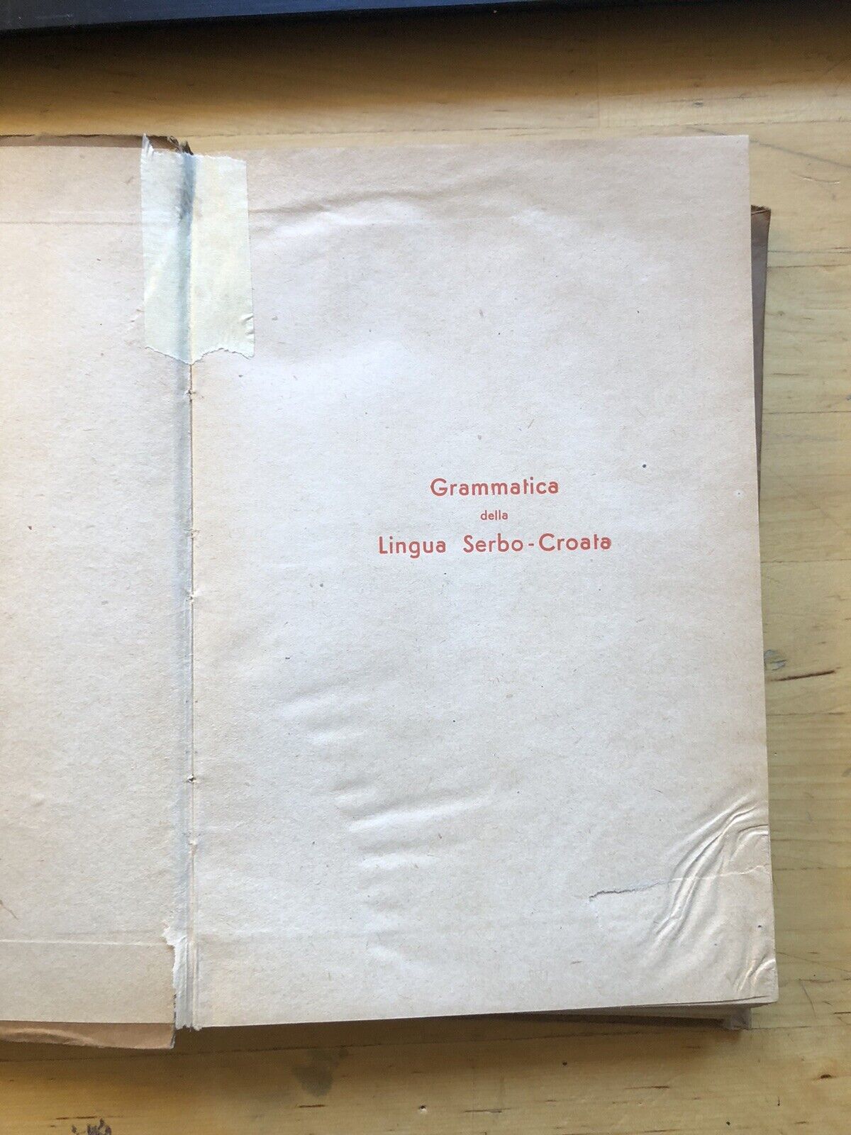 Grammatica della lingua Serbo-Croata, Arturo Cronia, Trevisini 1941