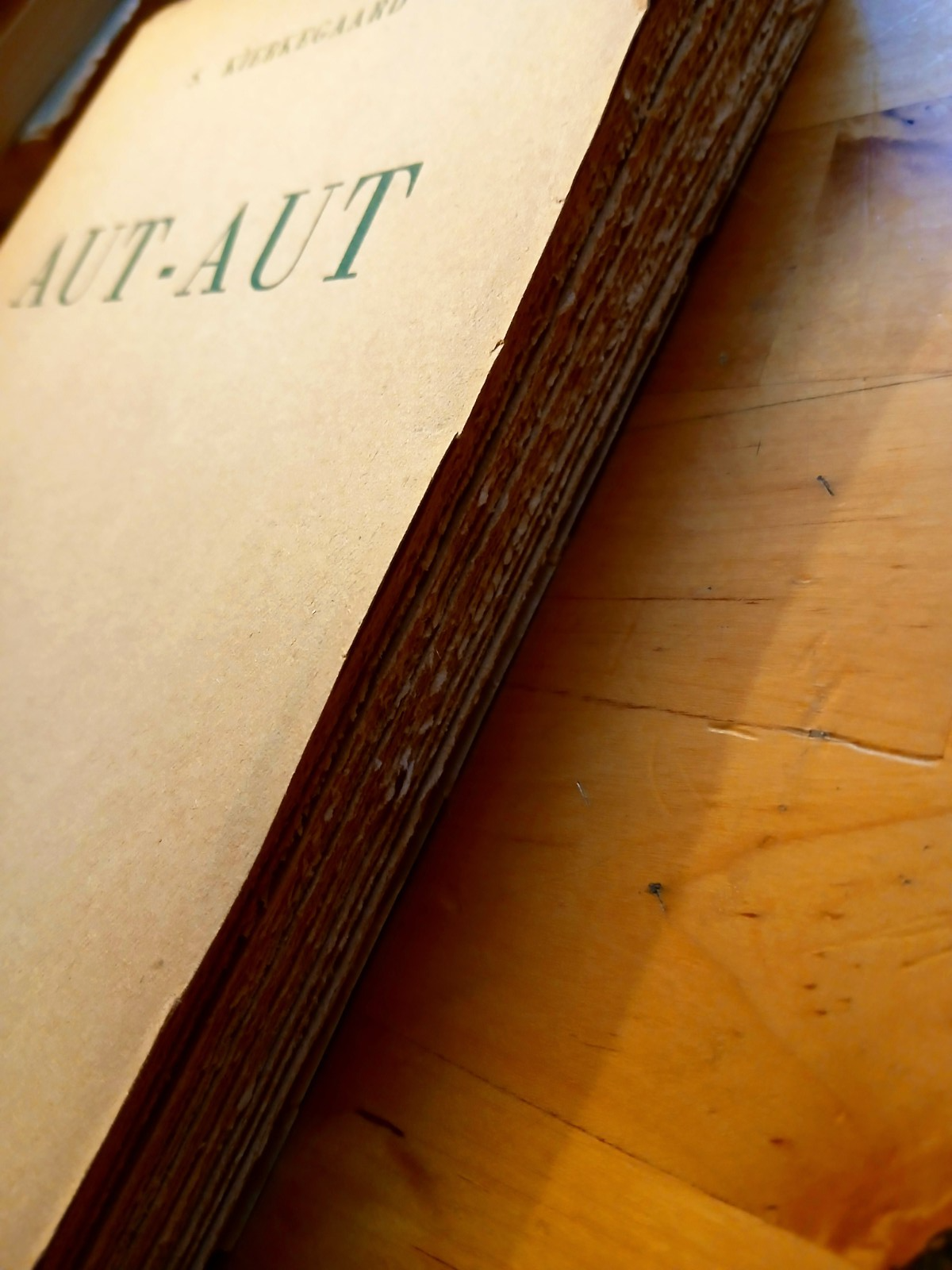 Aut - Aut, S. Kierkegaard - M. A. Denti editore Milano 1946