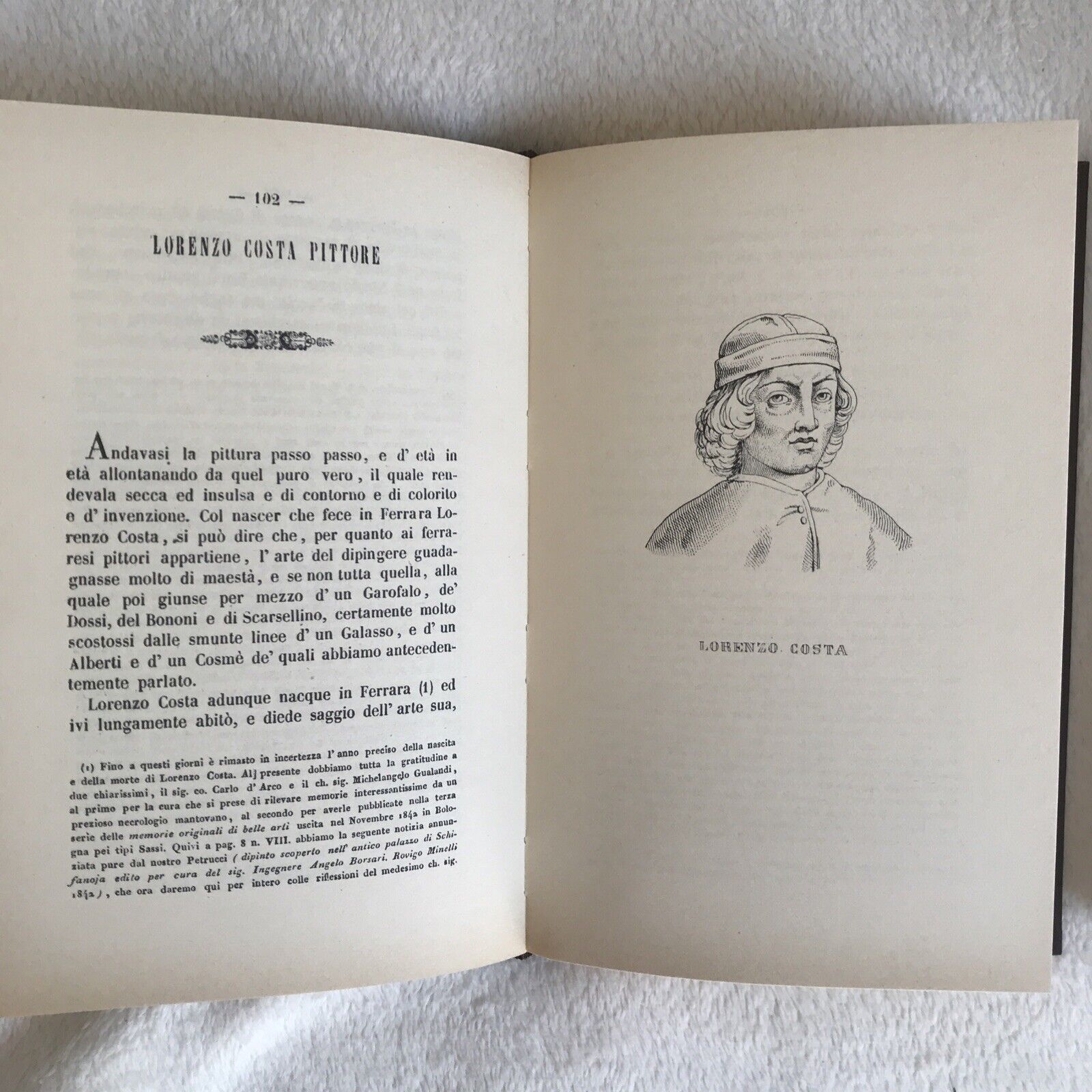 VITE DE' PITTORI E SCULTORI FERRARESI, Baruffaldi Girolamo, A. Forni ed. 2 VOLUM