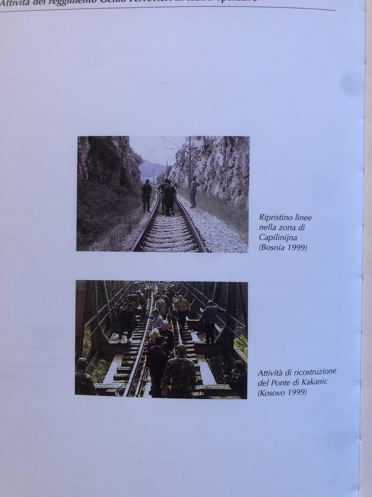 Il reggimento genio ferrovieri -  2004 Castel maggiore Bologna, Pietrangeli