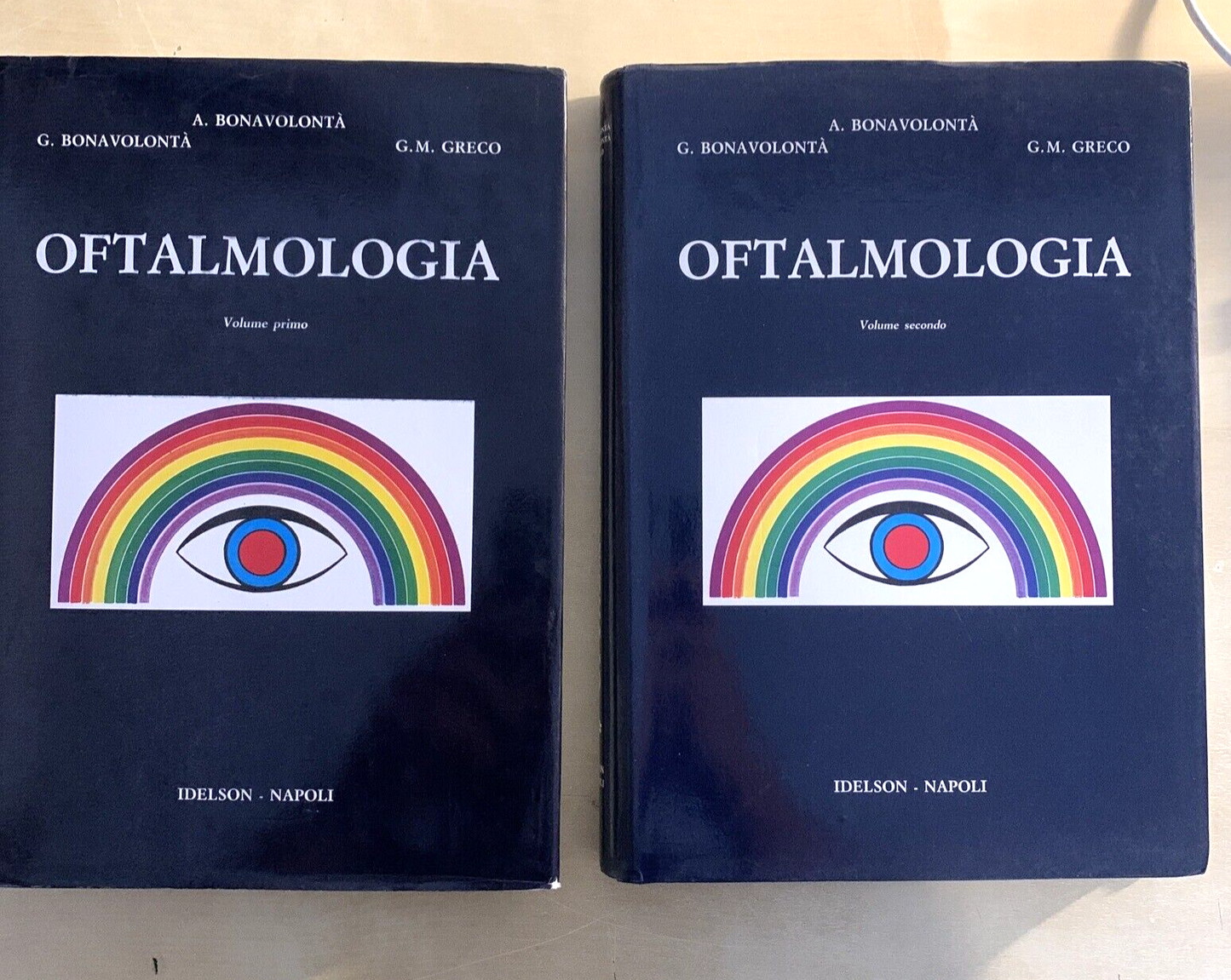 OFTALMOLOGIA - Bonavolontà - Greco, volume primo e secondo. Idelson #