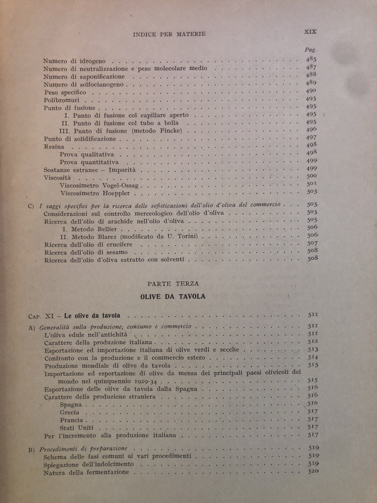 Olivicoltura e oleificio R. F. Simari, G. B. Martinenghi, Hoepli illustrato 1950