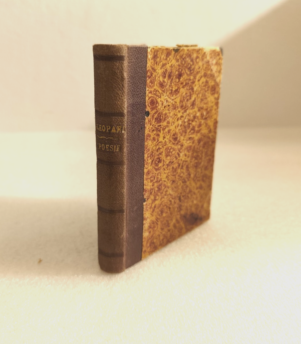 Leopardi Poesie, Francesco Tornese Napoli, edizione riveduta, non datato (1880?)