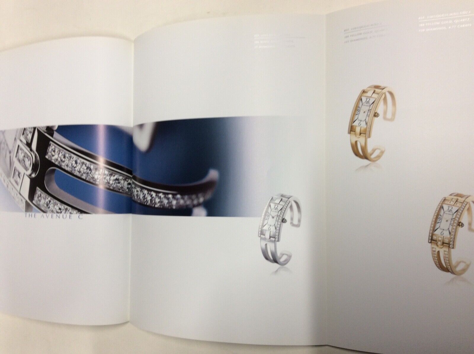 HARRY WINSTON RARE TIMEPIECES  DEPLIANT ADVERTISEMENT