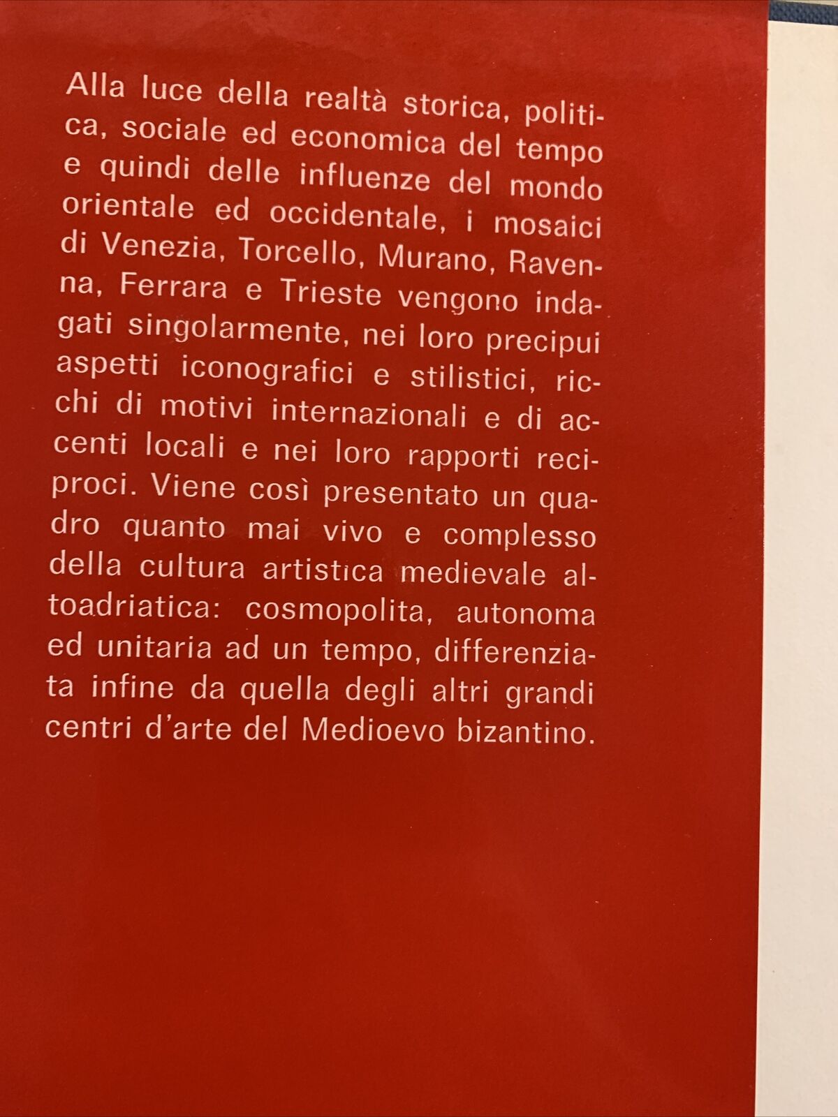 MOSAICI ALTOADRIATICI - Clementina Rizzardi, Rapporto Artistico Venezia Bisanzio