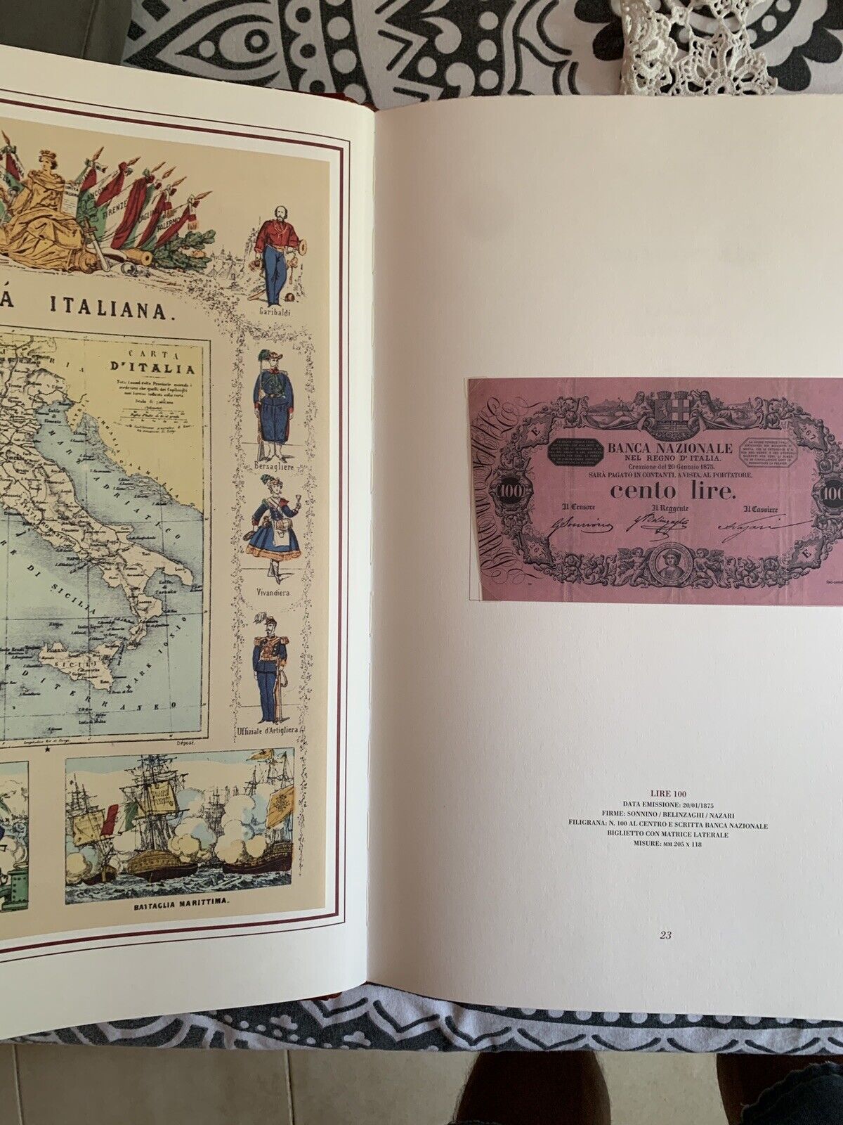 Le banconote della lira, FAS, F.A.S. 150 anni di vita italiana. Marchionni