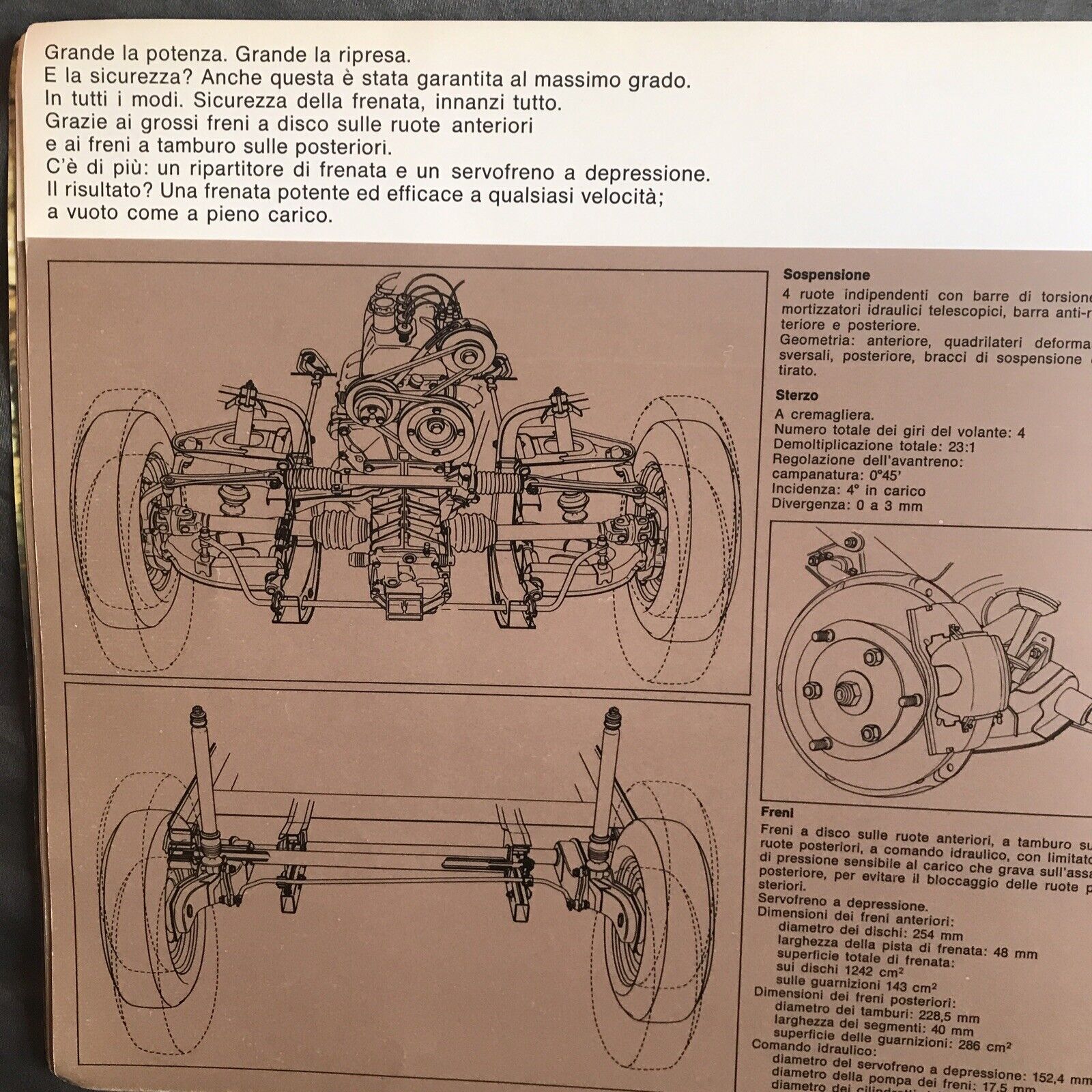 RENAULT 16TS - opuscolo pubblicitario Brochure vintage