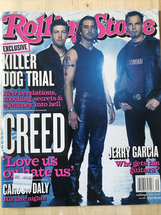 Rolling Stone Magazine • February 2002 -Issue 890 CREED iMAC ad / Altoids ad #