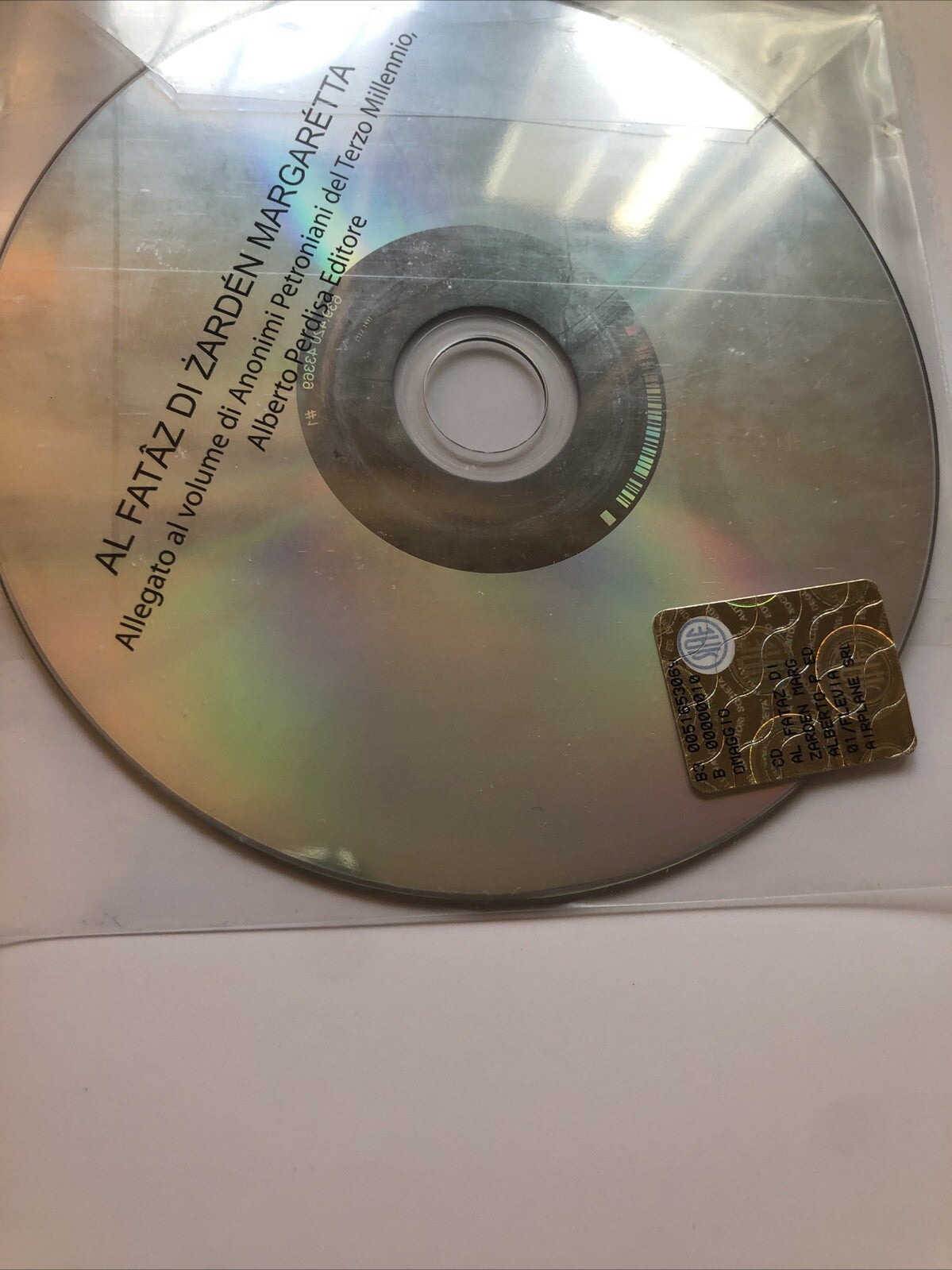 Al fataz di Zarden Margaretta (La Flevia) Anonimi Petroniani. Perdisa ed. Con CD