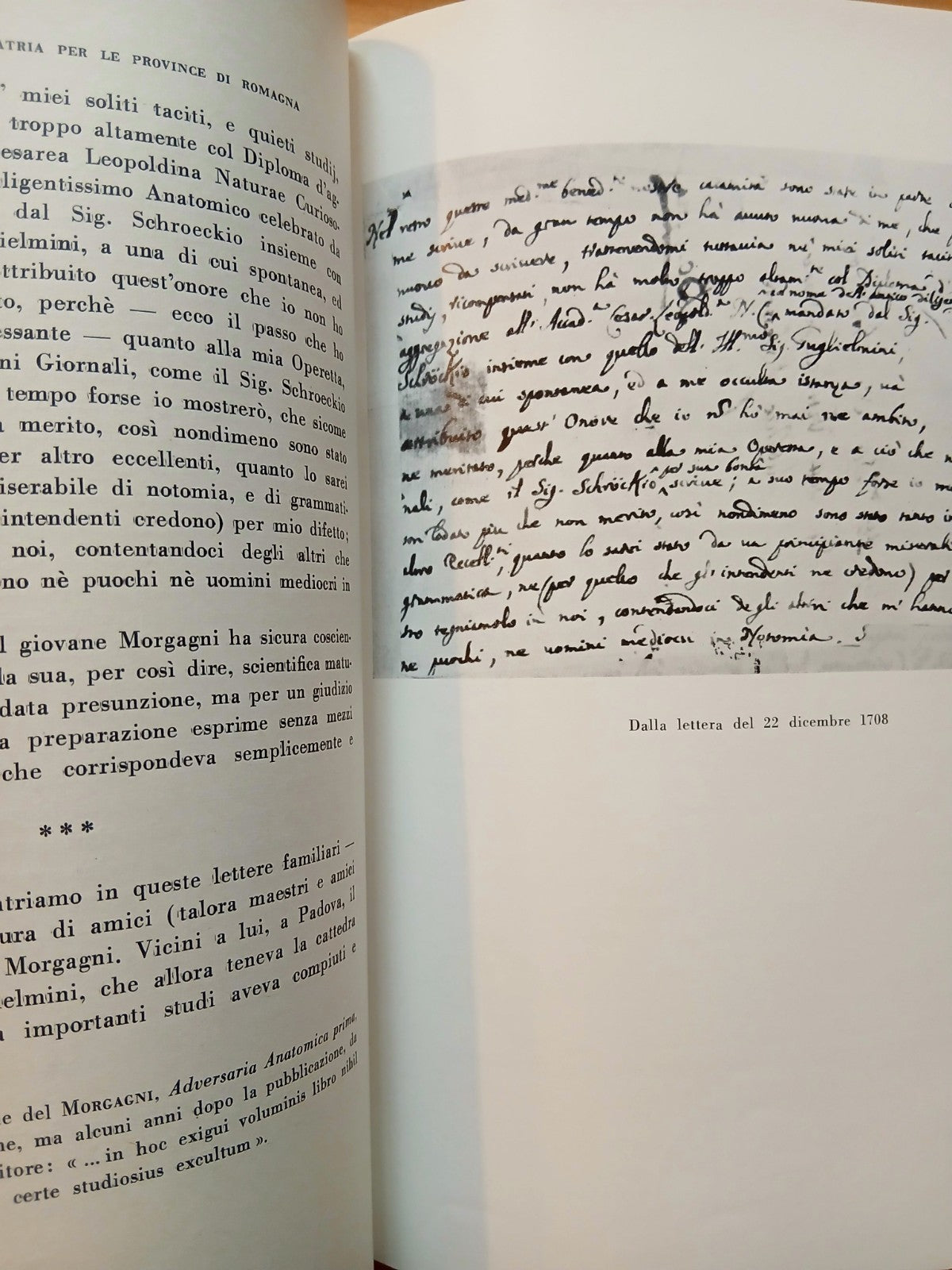 Lettere familiari inedite di G. B. Morgan - Aldo Andreoli 1960