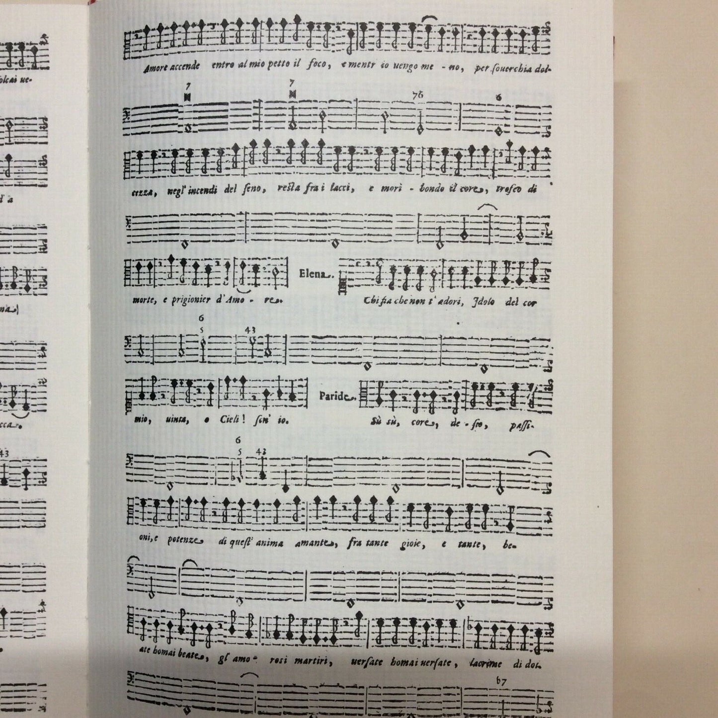 IL PARIDE, GIOVANNI ANDREA ANGELINI BONTEMPI, OPERA MUSICALE, tedesco-italiano.