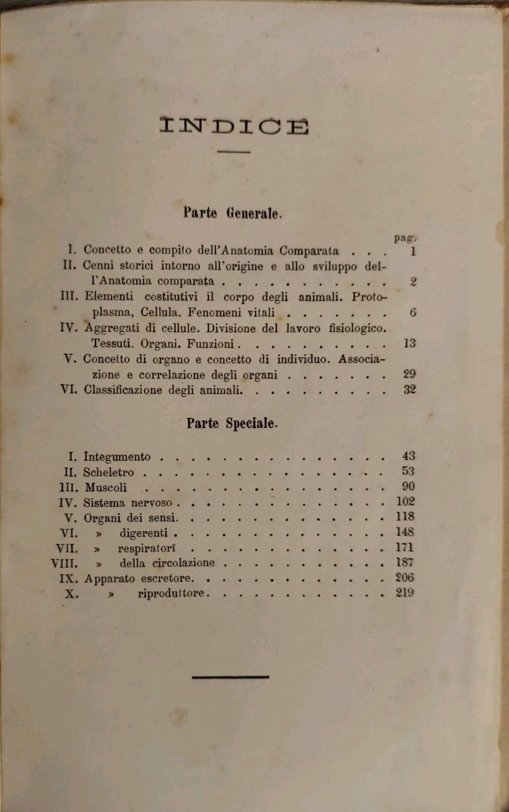 Anatomia comparata - L. Camerano - 1892 - Vallardi ed. 117 figure 