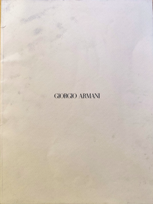 Giorgio Armani collezione primavera estate 1990 uomo