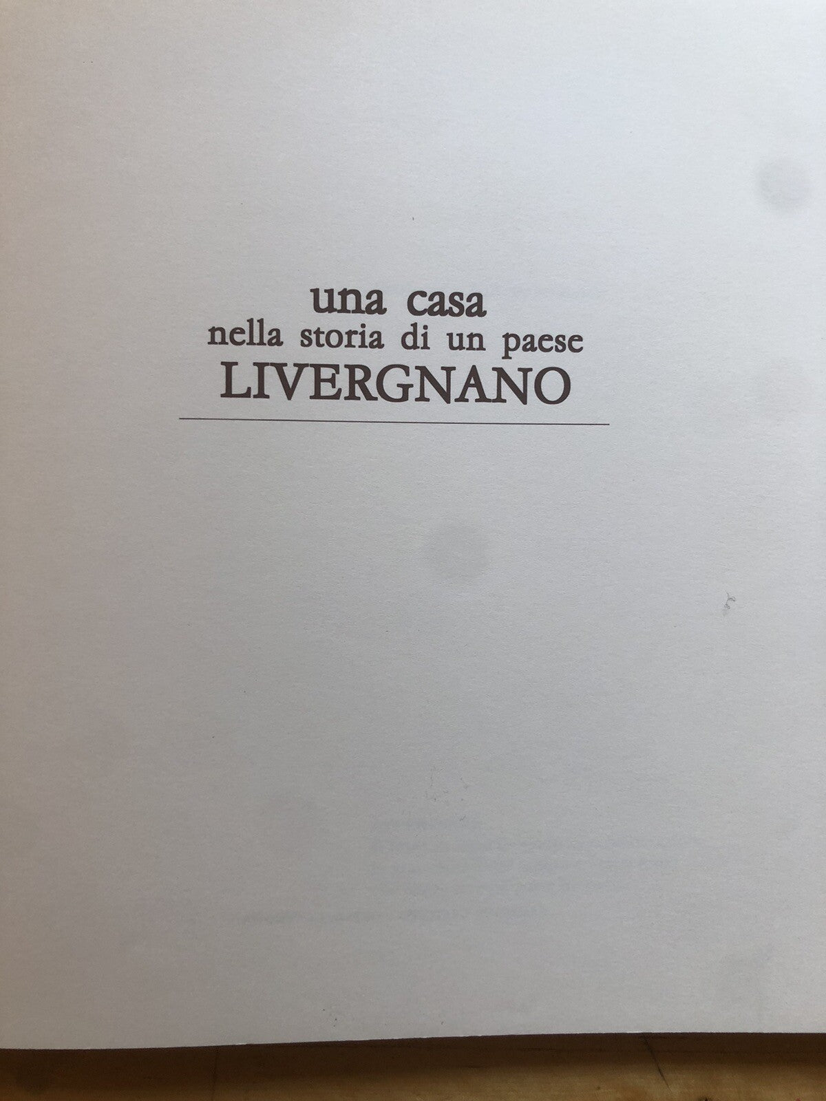 LIVERGNANO nella storia di un paese 2004