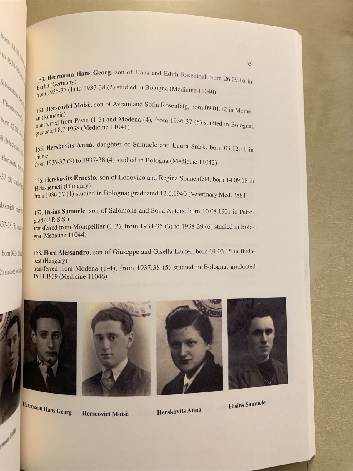 BOLOGNA 1938 Silence and Remembering. The Racial laws and the foreign Jewish  #