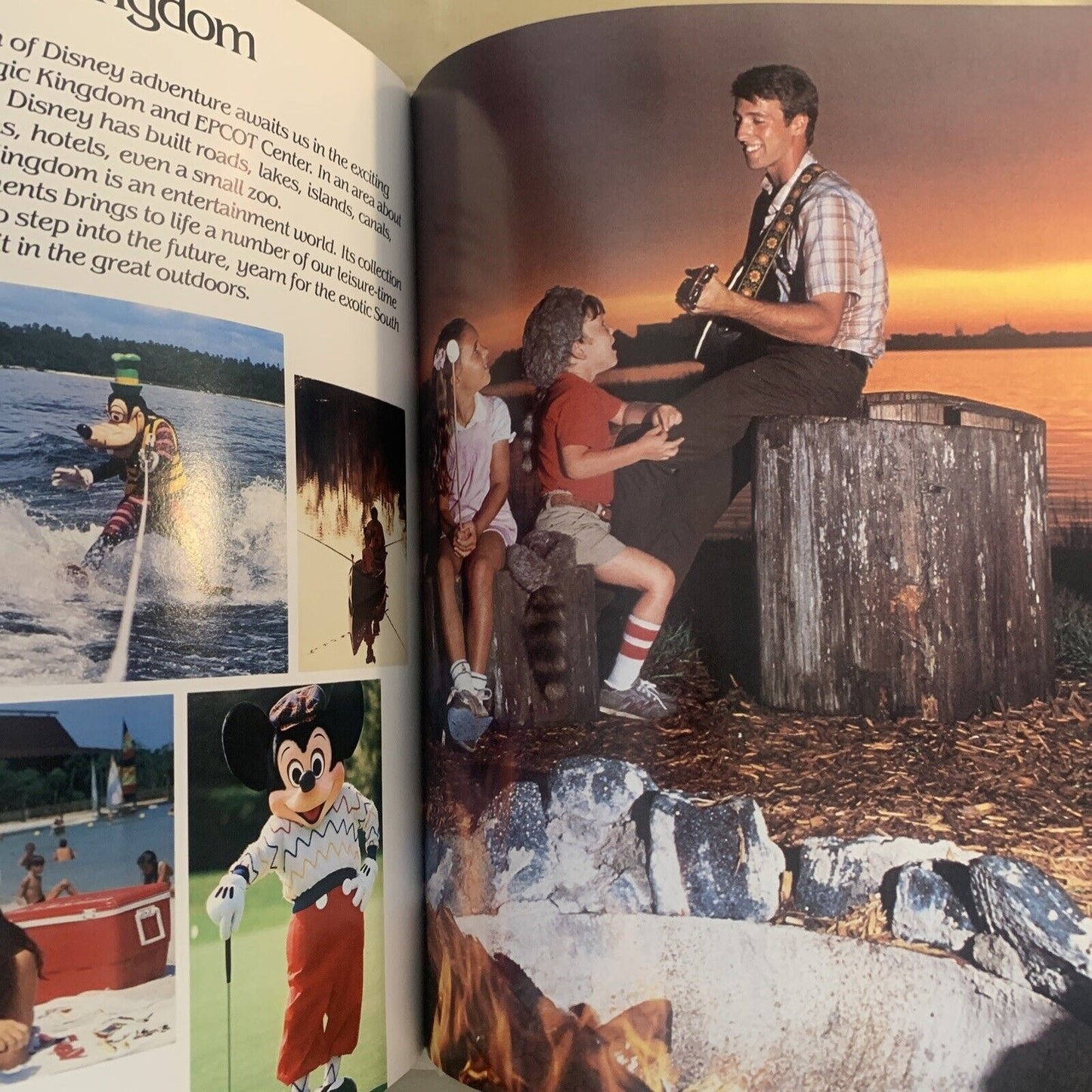 WALT DISNEY WORLD BOOK - Hardcover souvenir book **Rare** DISNEYLAND #