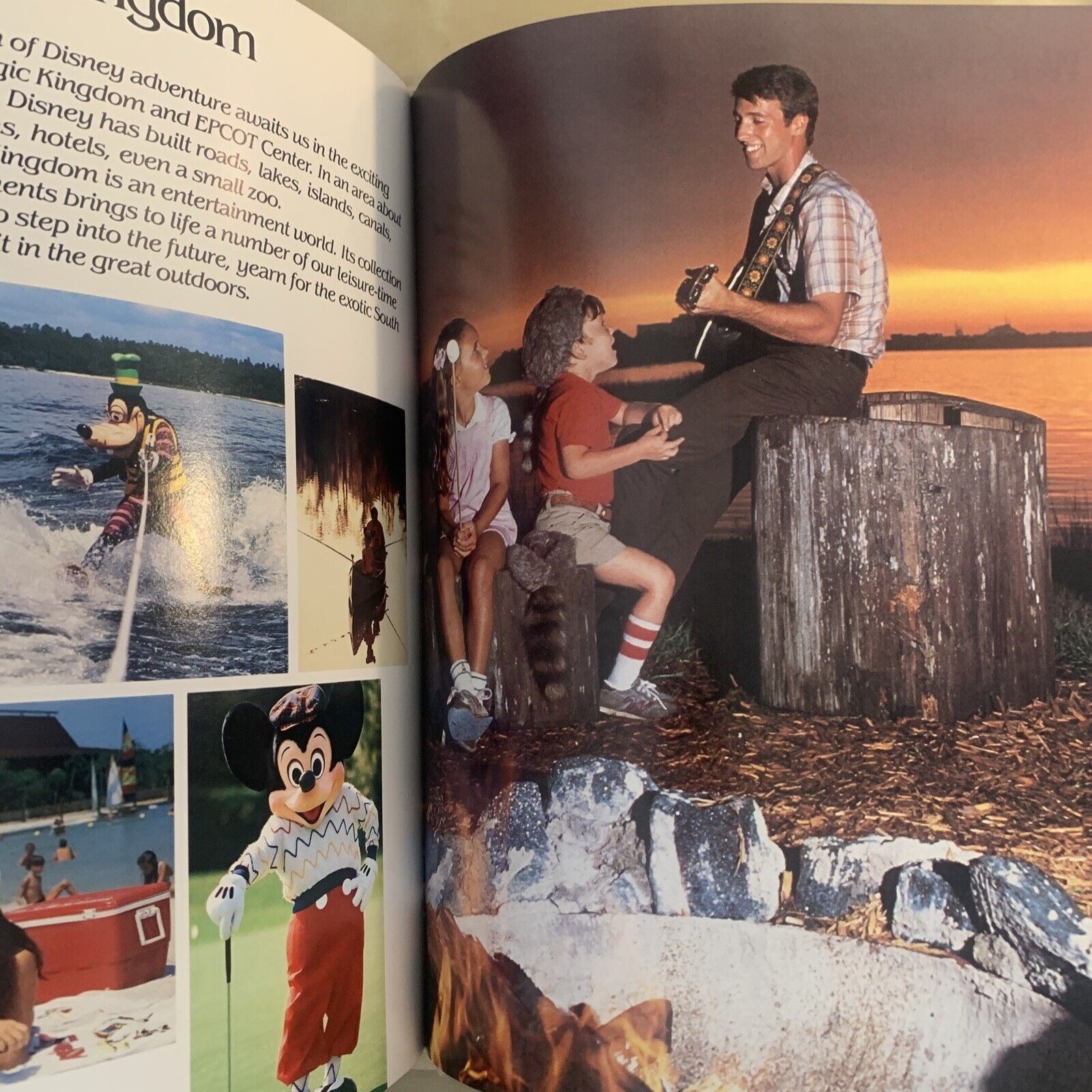 WALT DISNEY WORLD BOOK - Hardcover souvenir book **Rare** DISNEYLAND #