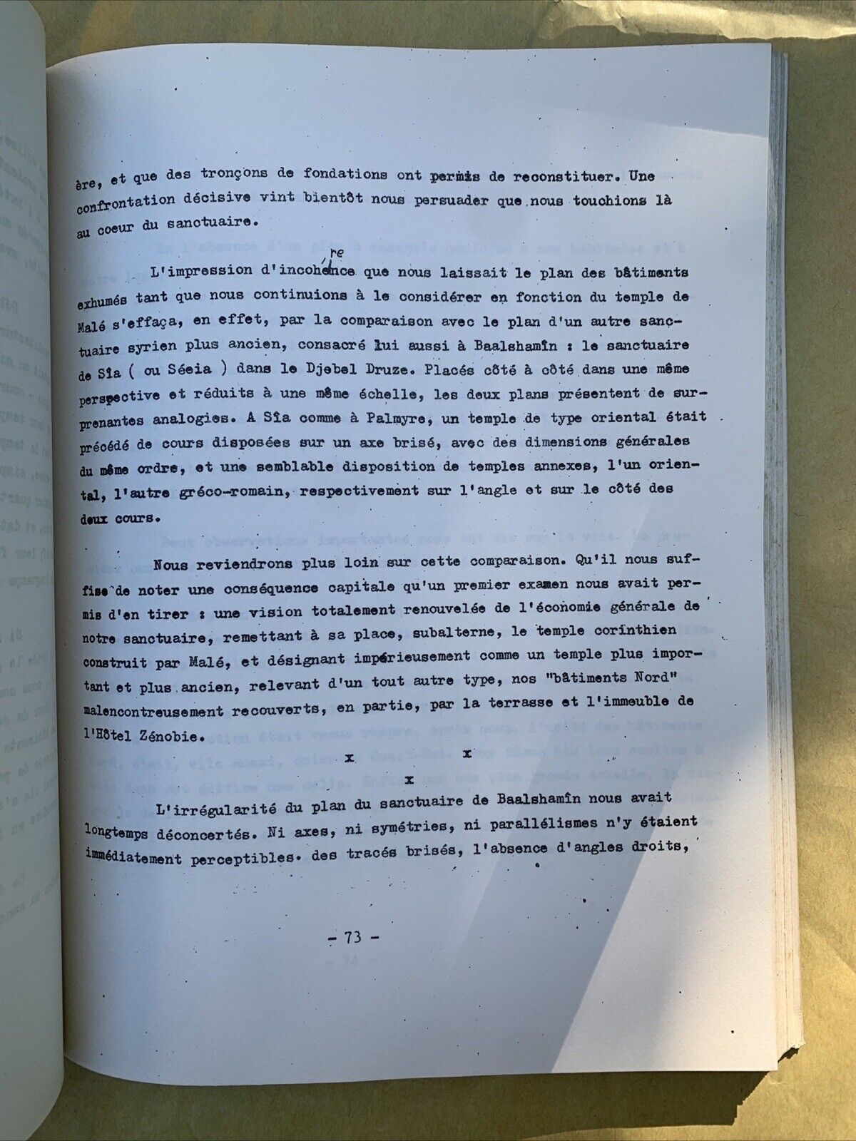 IXe CONGRES INTERNATIONAL D'ARCHEOLOGIE CLASSIQUE, 11 - 20 octobre 1969 Rapports