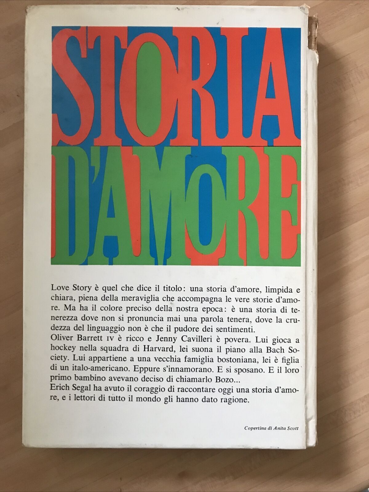 LOVE STORY ERICH SEGAL GARZANTI ROMANZO 1971
