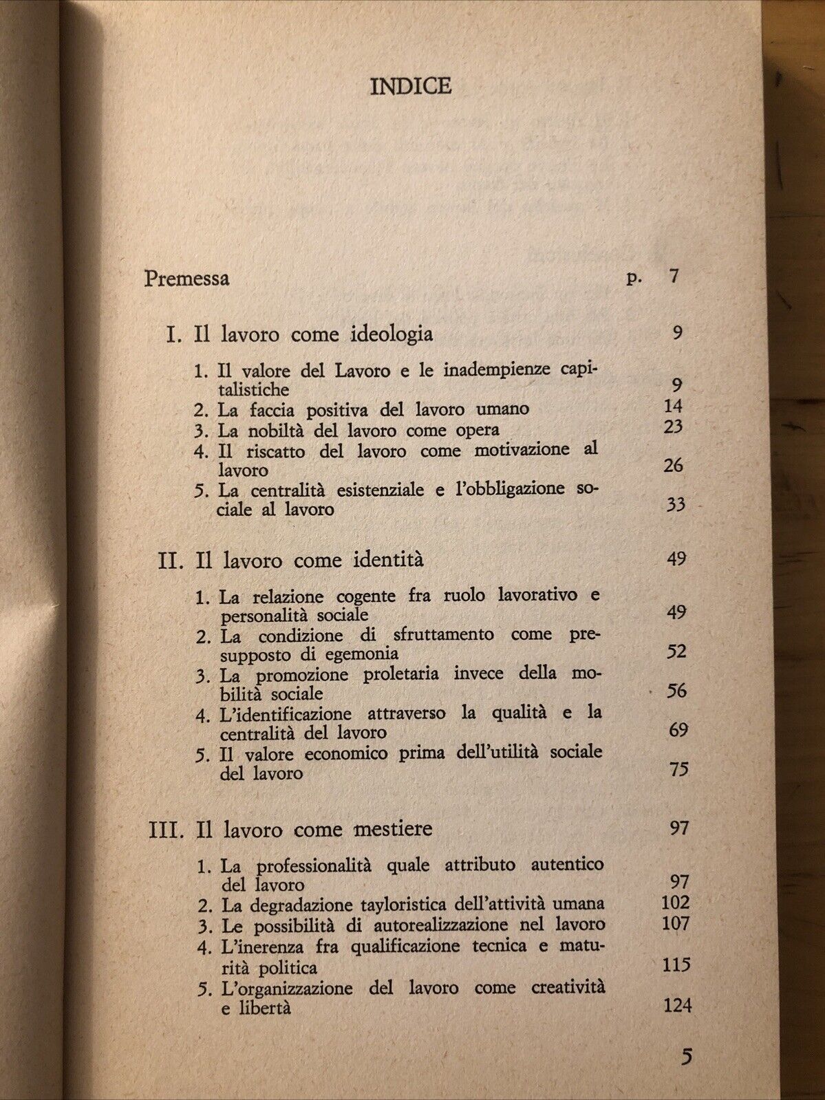 Il lavoro come ideologia, Aris Accornero. il Mulino 1980 SOCIOLOGIA