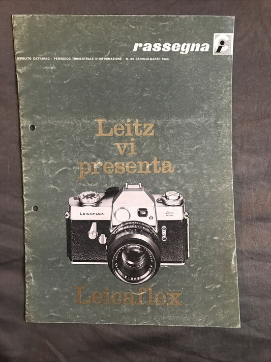 RASSEGNA, IPPOLITO CATTANEO rivista - N. 25, 1965  - Fotografia strumenti