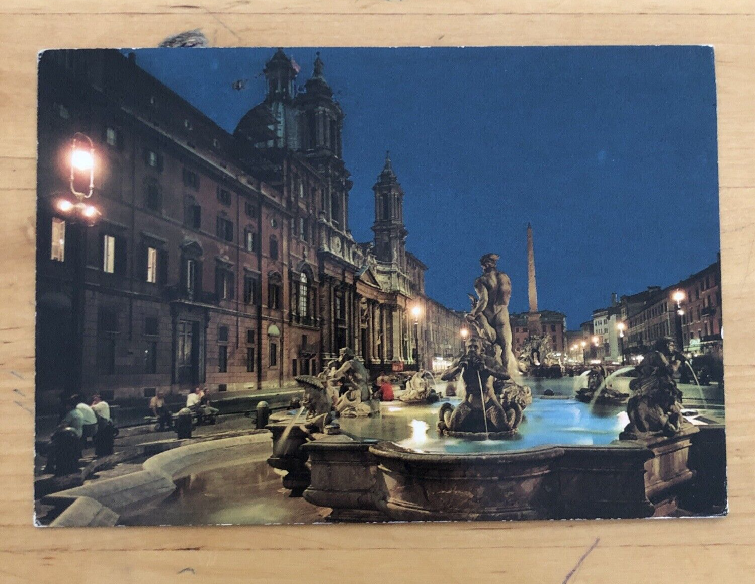 Cartolina ROMA, PIAZZA NAVONA 1981, VIAGGIATA