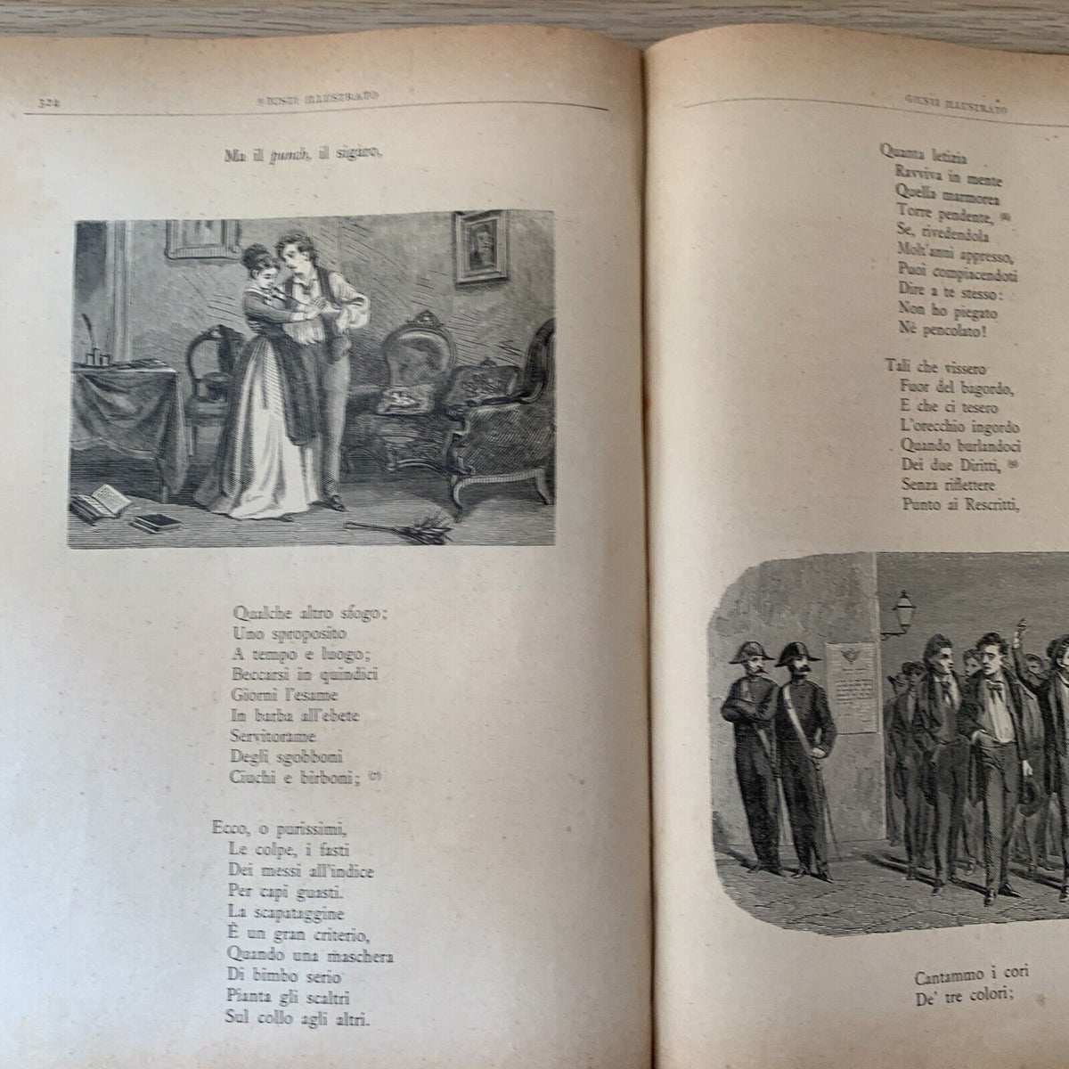 POESIE DI GIUSEPPE GIUSTI, illustrate da Adolfo Matarelli. Aliprandi editore #