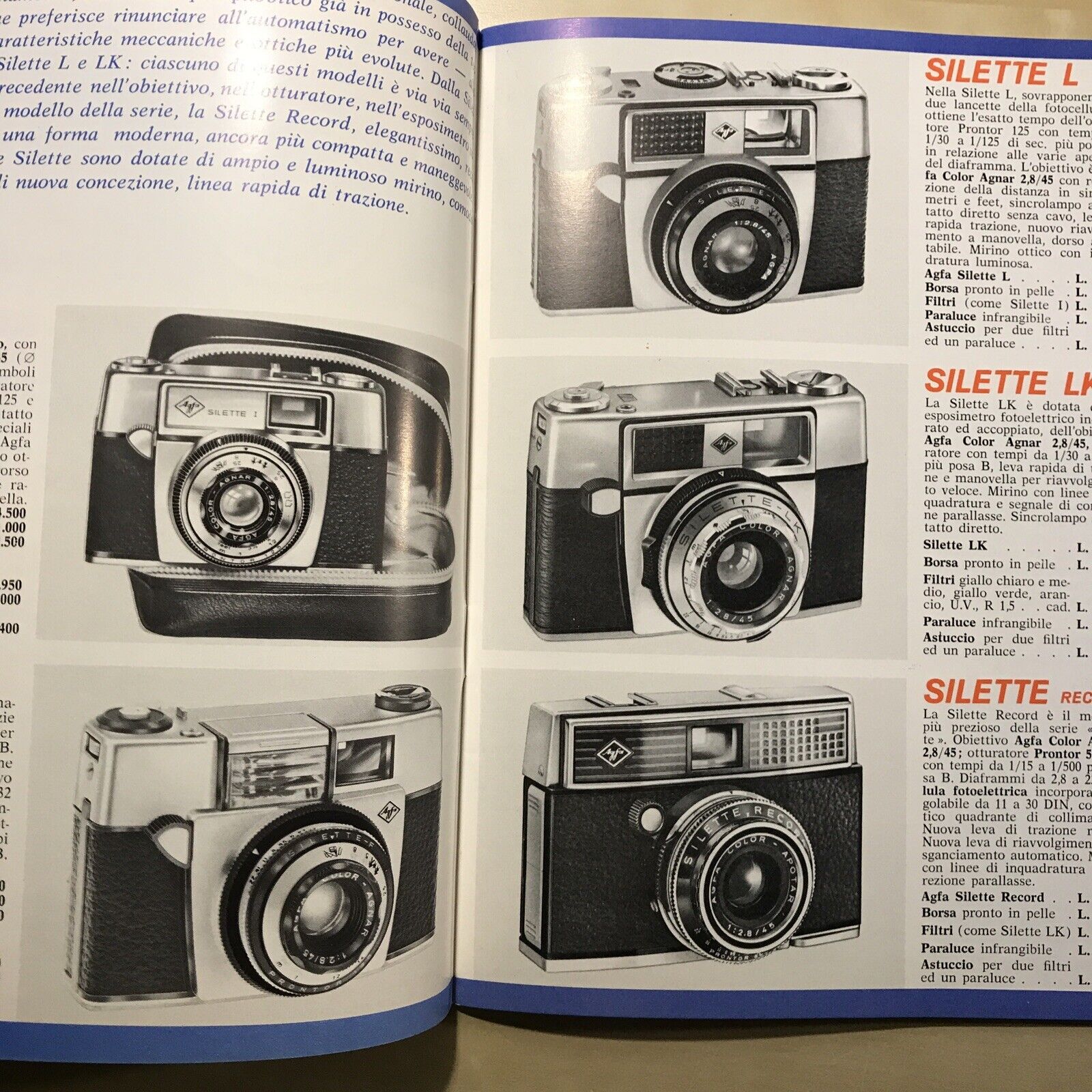 AGFA catalogo 1965 - FOTOGRAFIA