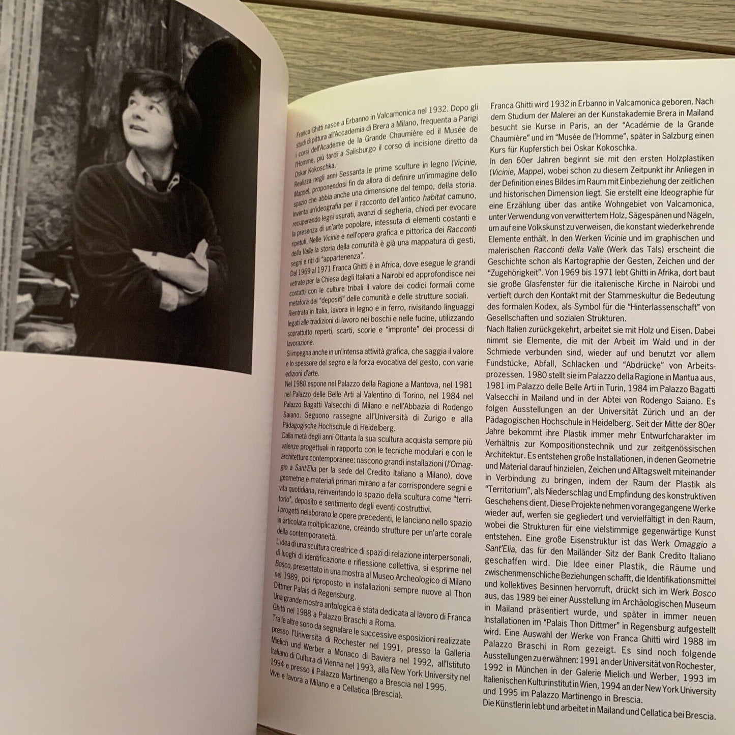 SCULTURA E SEGNO, Crippa, Ghinzani, Ghitti, Legnaghi, Benedetti. Charta 1995