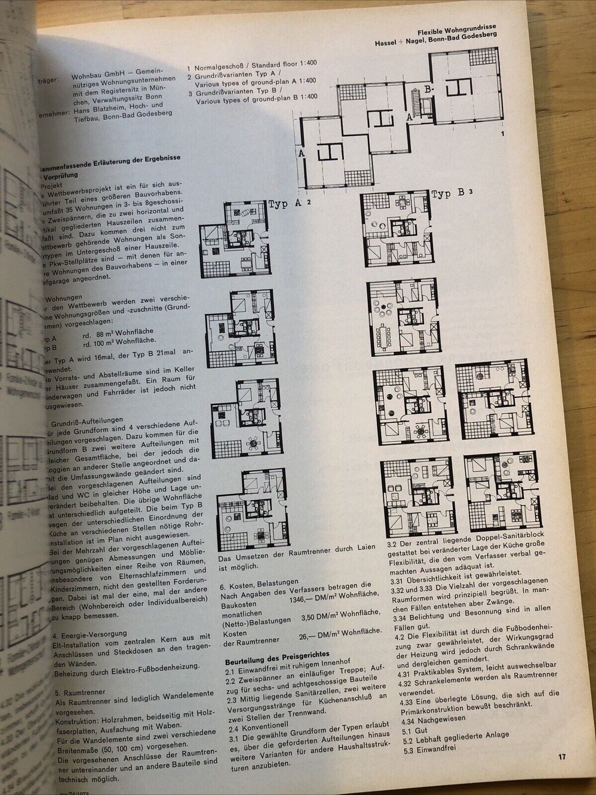 ARCHITEKTUR WETTBEWERBE n. 74 Wohnsysteme Dwelling systems 1973 ARCHITECTURE MAG