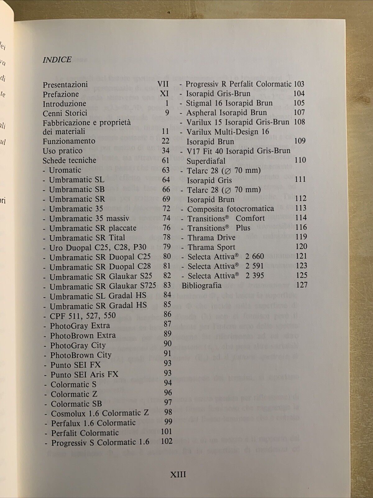 LENTI FOTOCROMATICHE - Nicola pescosolido, Luciano Ponte,
