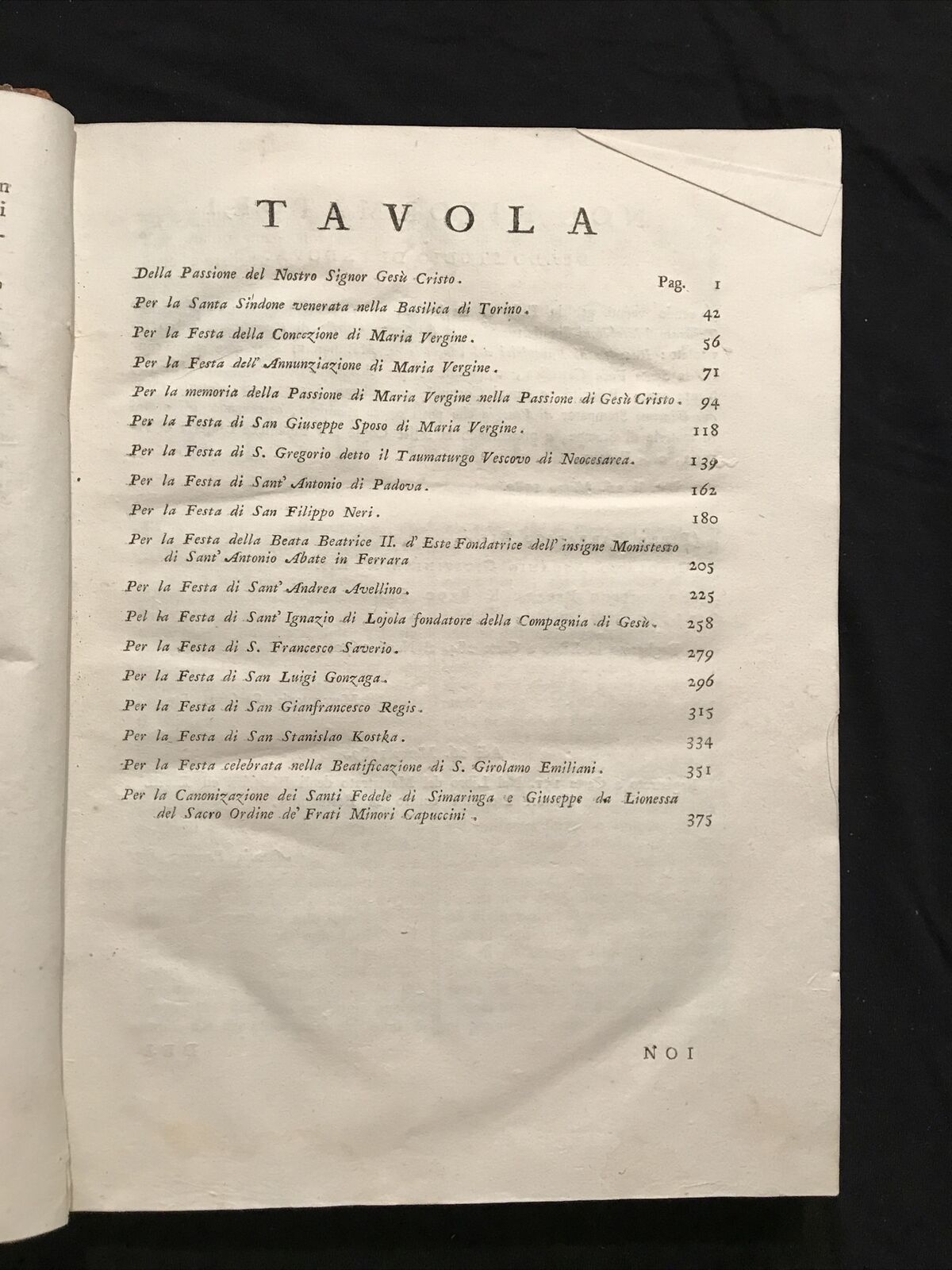 PANEGIRICI DELL'ABATE BARTOLAMEO VIO, stamperia curti 1779 Venezia.