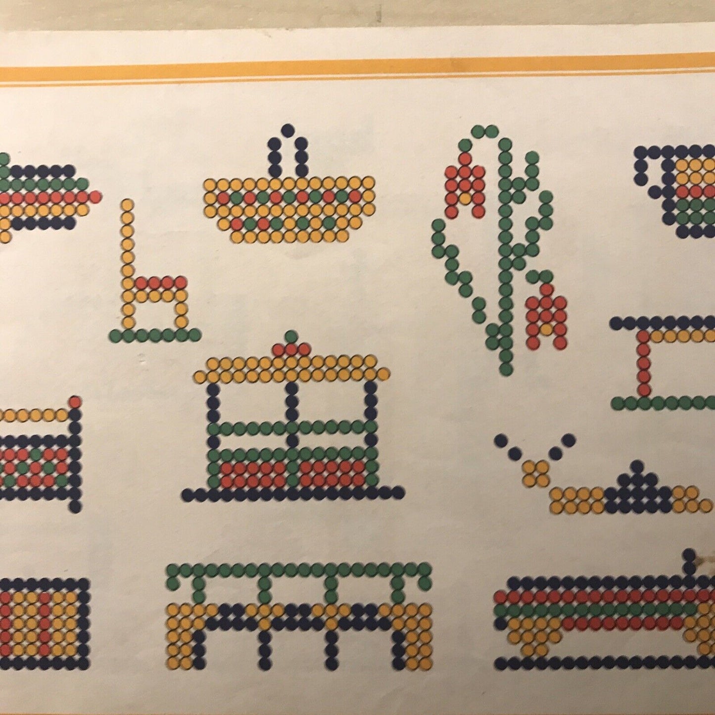 Catalogo illustrato Coloredo Quercetti, Mosaico multicolore per bimbi