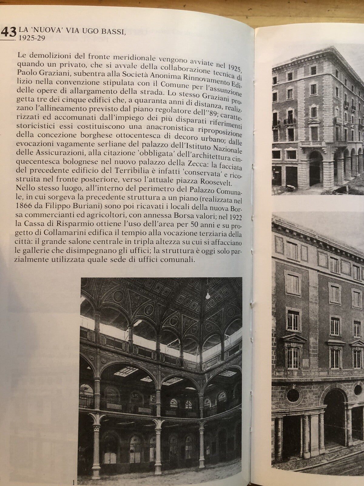 Bologna moderna 1860-1980 G. Bernabei G. Gresleri, Patron 1984