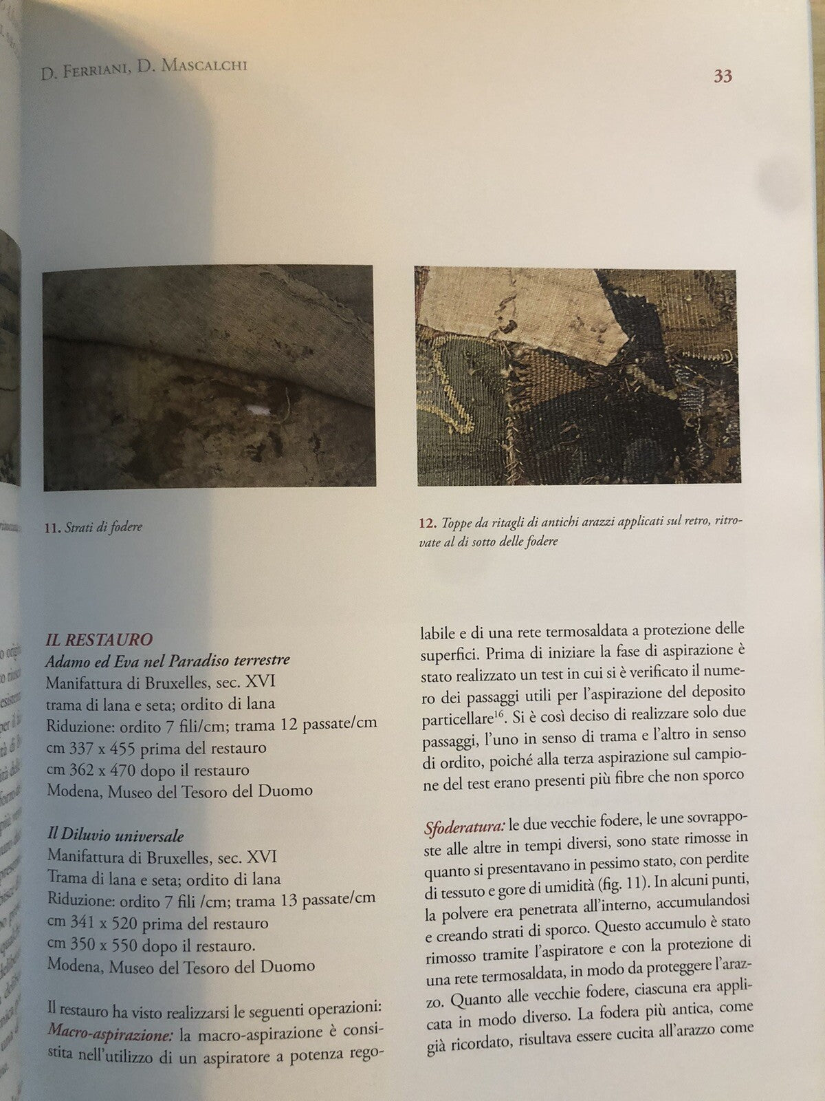 Ricerche per lo studio e la valorizzazione dei beni culturali Sperimentazioni