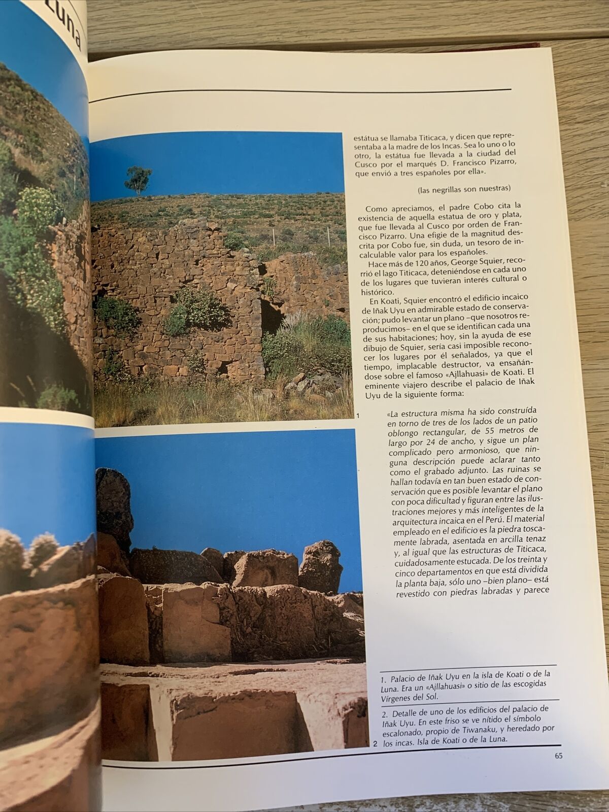 EL IMPERIO DEL SOL. Titicaca Tiwanaku Cusco Machupicchu. Editorial Hispania 1987