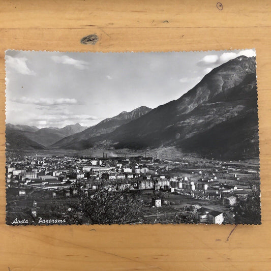 Cartolina Aosta Panorama non viaggiata