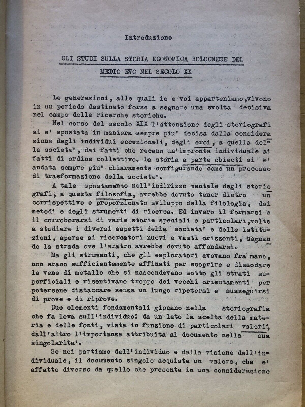 La vita economica a Bologna nel periodo comunale - Luigi Dal Pane 1957