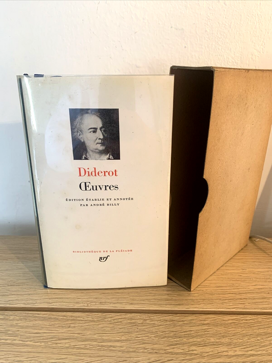 DIDEROT OEUVRES. PLÉIADE GALLIMARD 1978