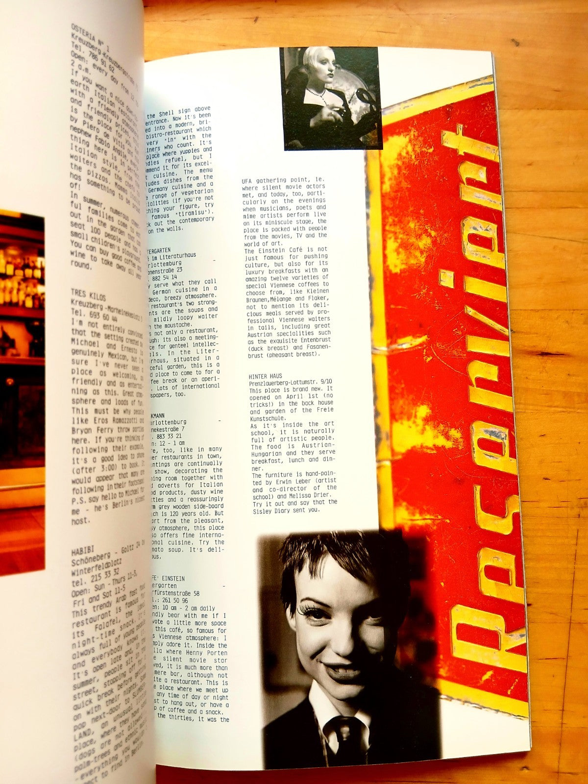 Sisley diary - the nights of Berlin. Autumn winter 1995 portrayed by Magnus Reed