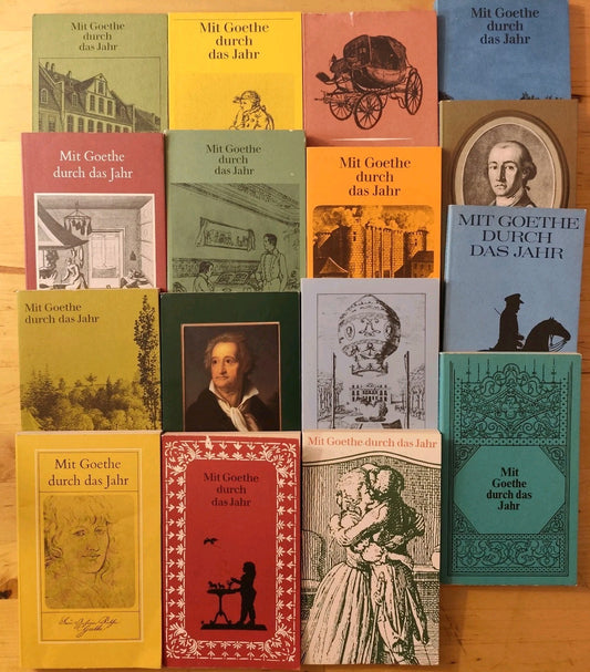 Mit Goethe durch Jahr 16 voll. anni '70 - Artemis Verlag