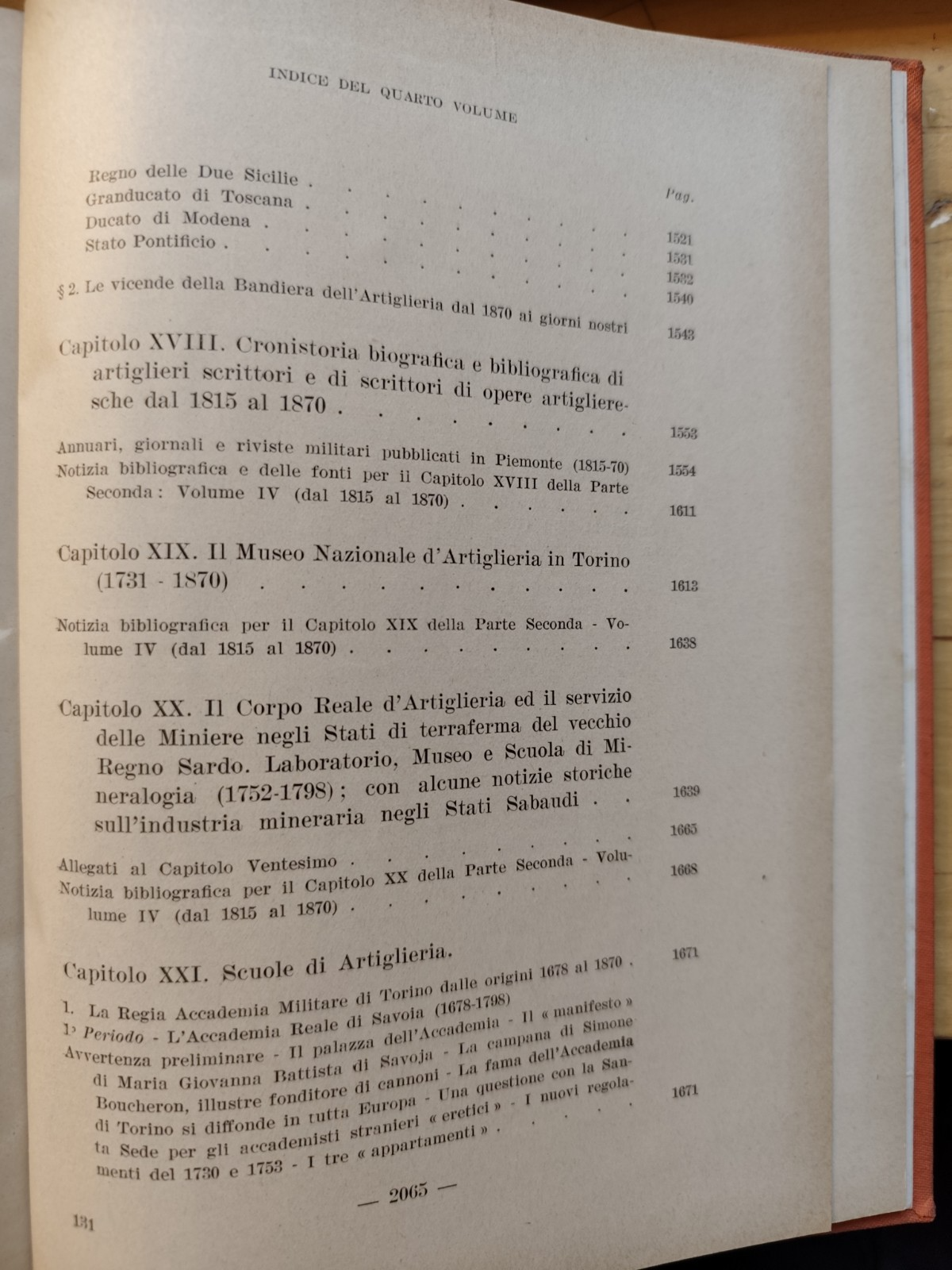 Storia dell'artiglieria Italiana Gen. Carlo Montù - Vol. IV Parte II anni 1937