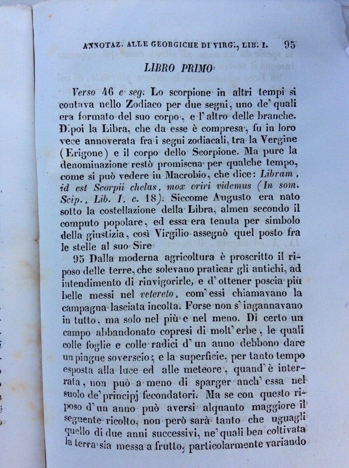OPERE DI AGRICOLTURA, BENEDETTO DEL BENE, EDITORE SILVESTRI, 1850