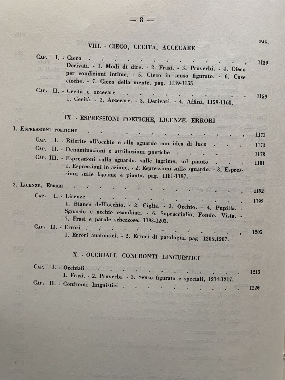 L'OCCHIO NEL LINGUAGGIO COMUNE - GIUSEPPE OVIO. 2 volumi 1941 #