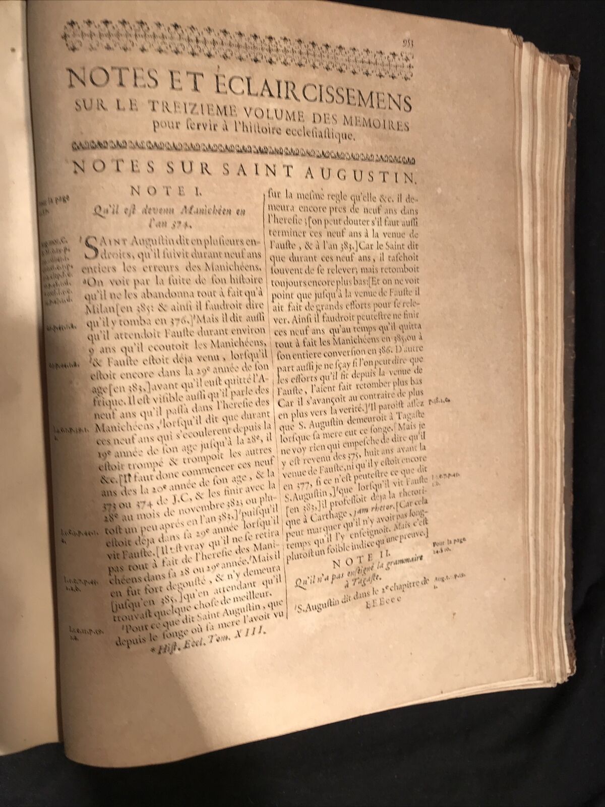 Memoires pour servir a l'histoire ecclesiastique tome treizieme 1710 