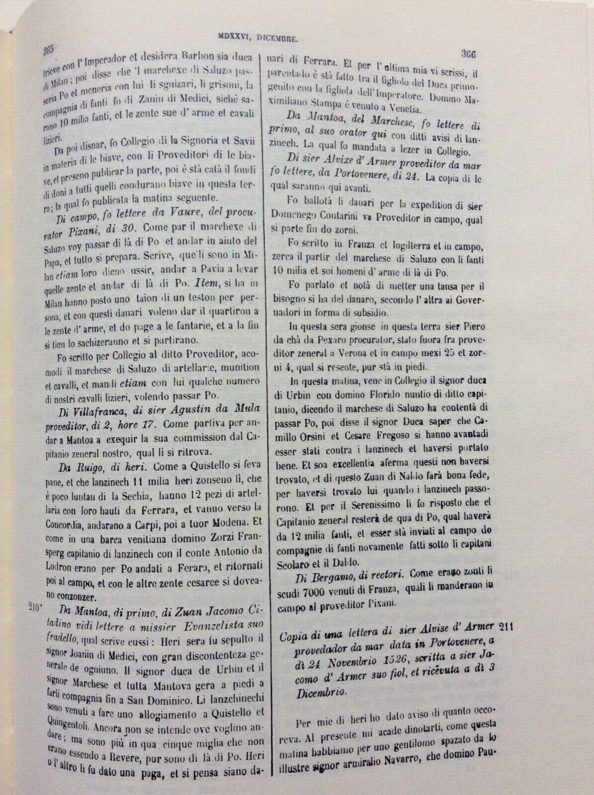 I DIARII DI MARINO SANUTO VOLUME XLIII  (43).   Arnaldo FORNI EDITORE BOLOGNA
