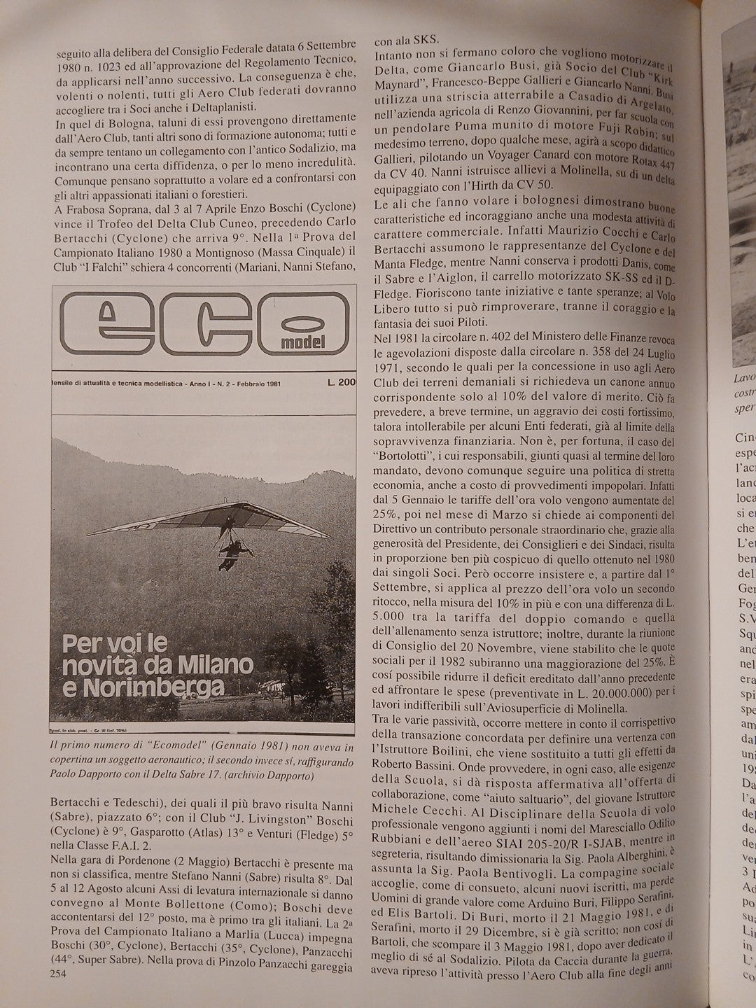 Felsina Aviatrice Enrico Ruffini, Sport Aereo Bolognese Aeroclub Bortolotti 1998